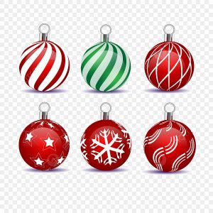20+ mẫu vector trái châu trang trí noel cực đẹp