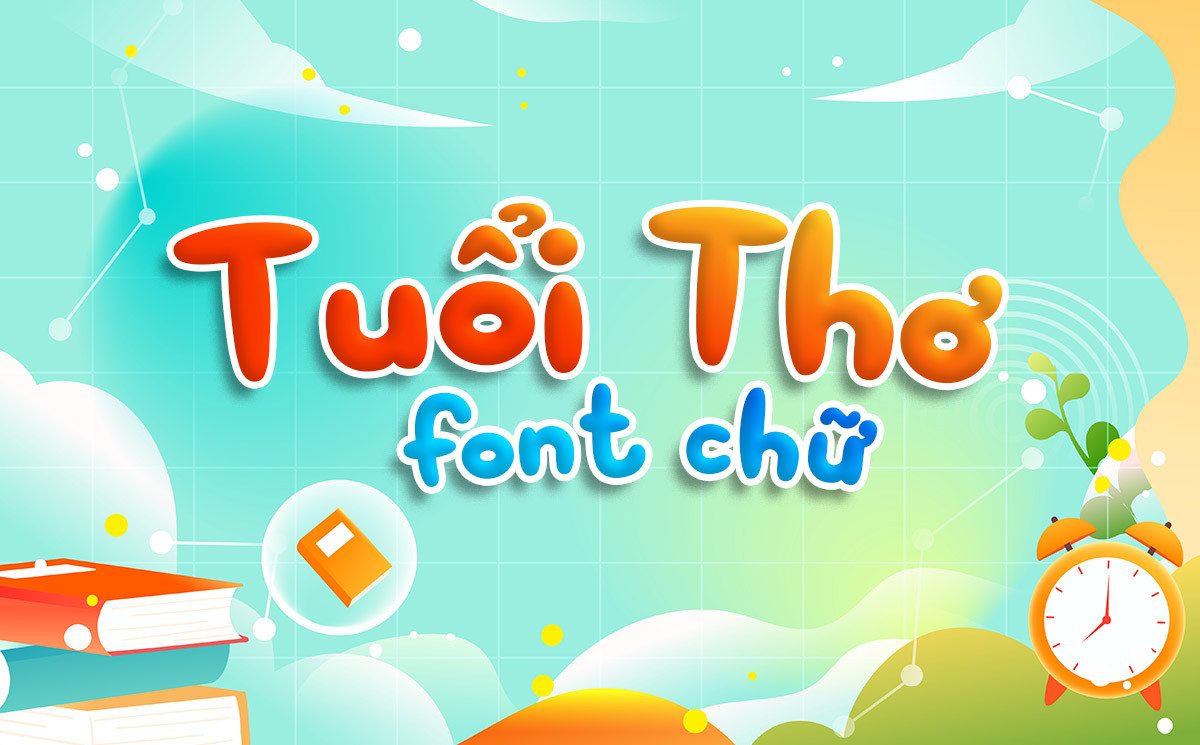 Font chữ SVN Bublont Việt hóa kiểu bong bóng đáng yêu