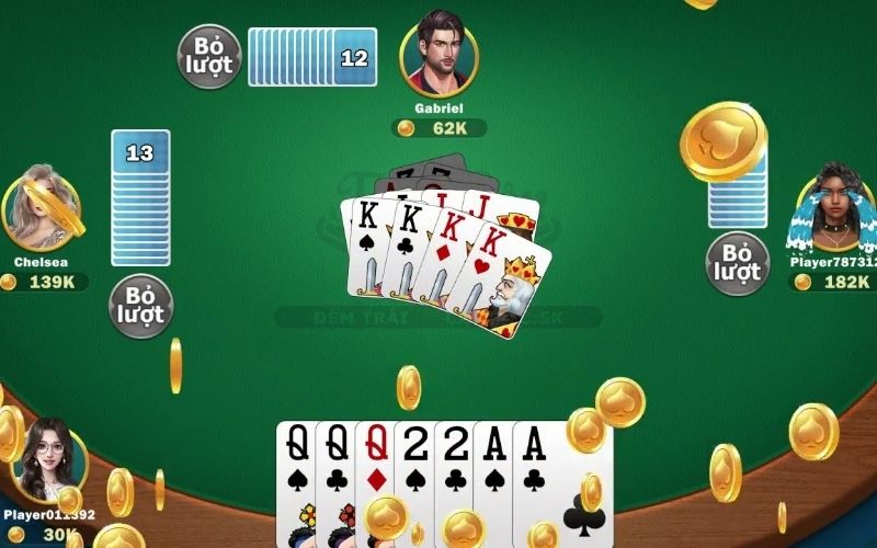 Chơi Tiến lên 2 người, 3 người Luật và mẹo thắng