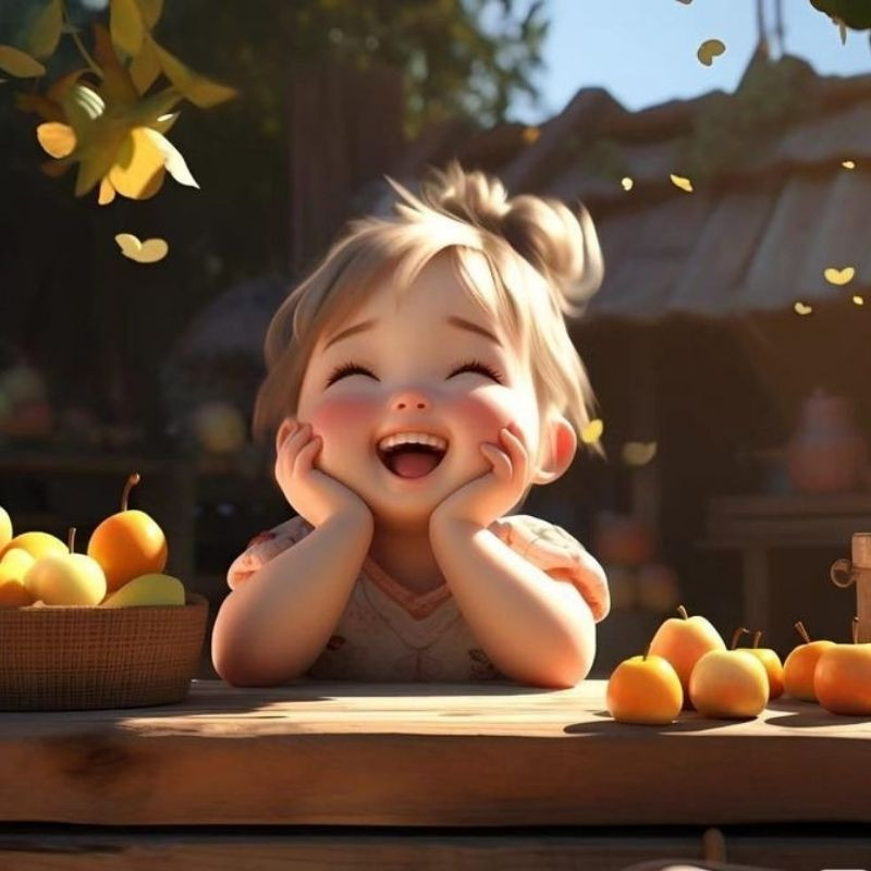 Chú mèo hoạt hình với đôi mắt to tròn đáng yêu làm ảnh đại diện