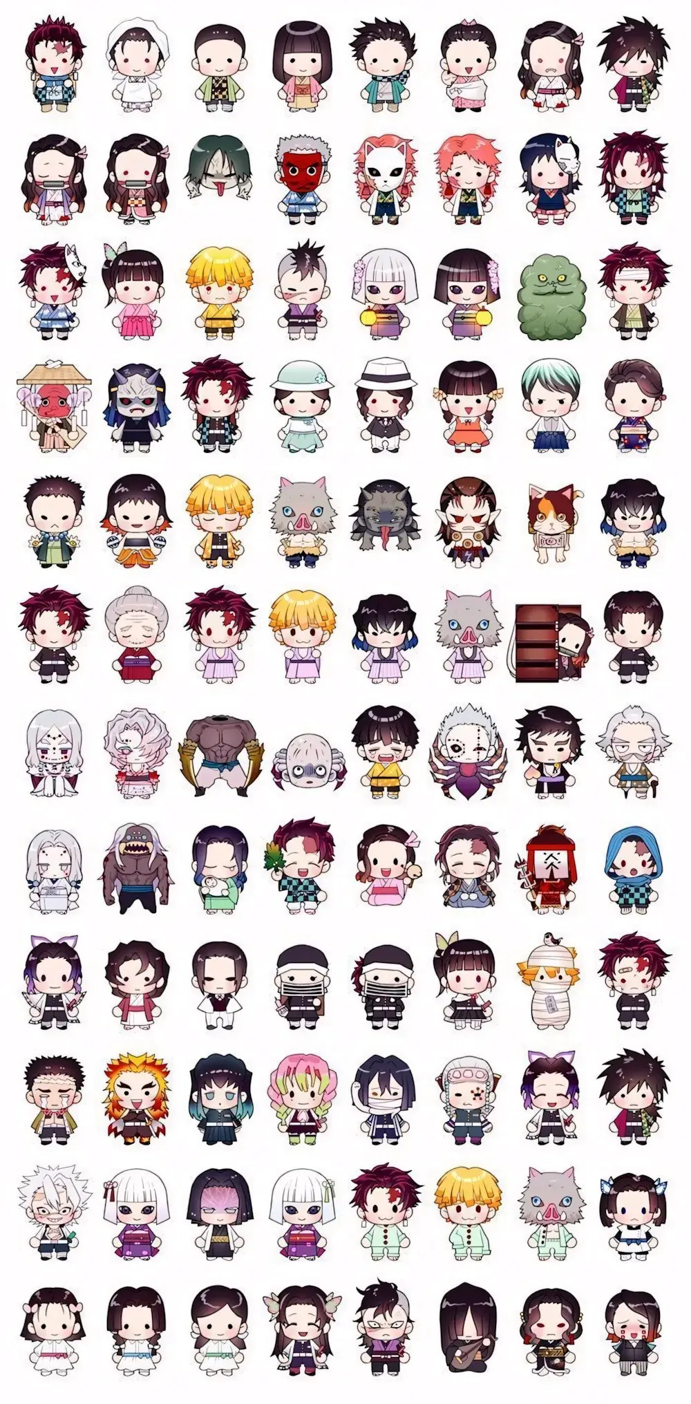 Nezuko Kamado với vẻ ngoài chibi dễ thương