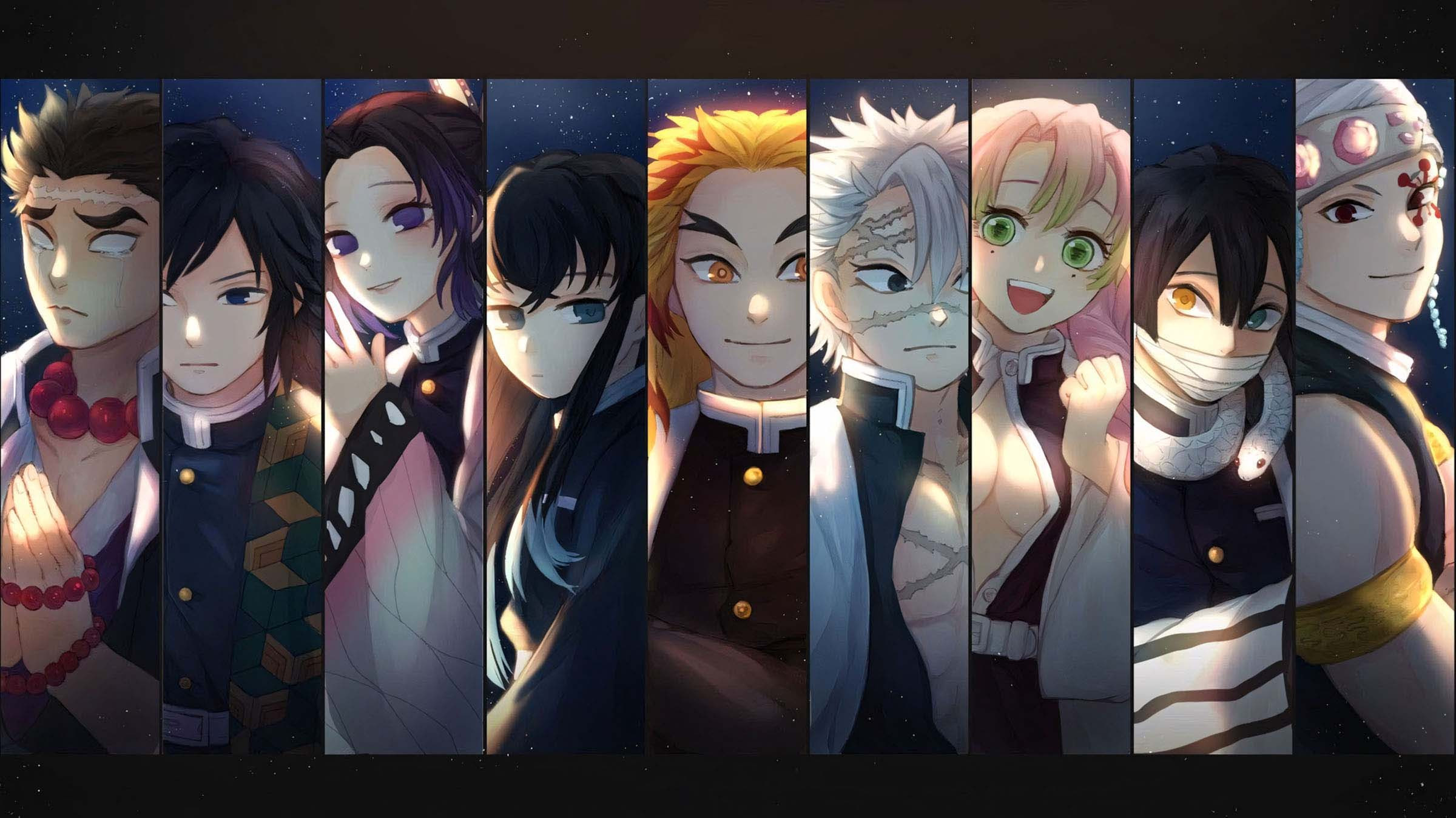 Tập hợp các nhân vật chính và phụ trong Kimetsu no Yaiba