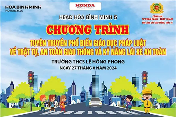 Thiết kế backdrop an toàn giao thông theo yêu cầu
