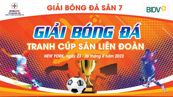 Phông nền giải bóng đá với thiết kế mạnh mẽ