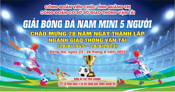Thiết kế backdrop bóng đá theo yêu cầu