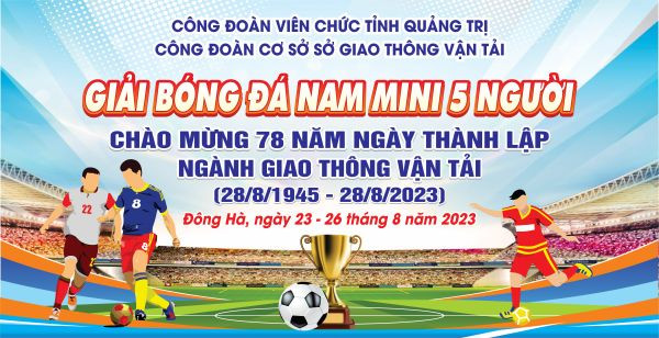 Backdrop bóng đá thiết kế đơn giản nhưng nổi bật