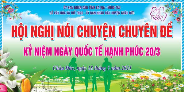 Backdrop hội thảo với kích thước được tối ưu hóa