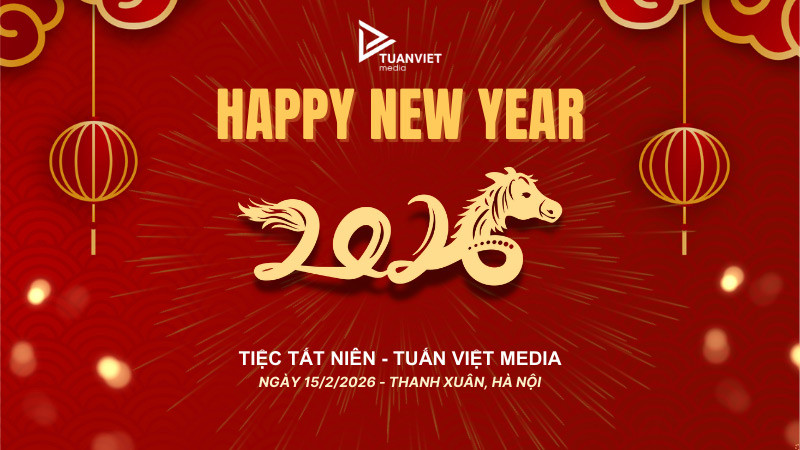 Background tiệc tất niên
