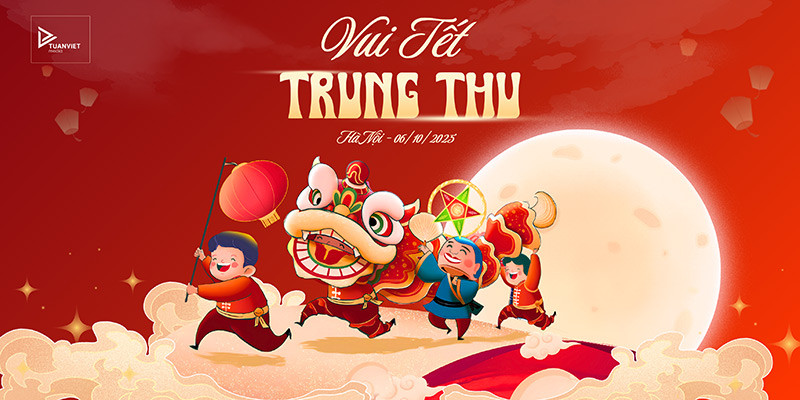 Backdrop Vui Tết Trung Thu mới nhất 2025