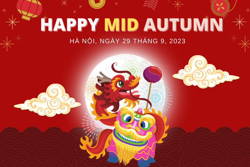 Múa lân – hoạt động quen thuộc trong lễ hội trung thu