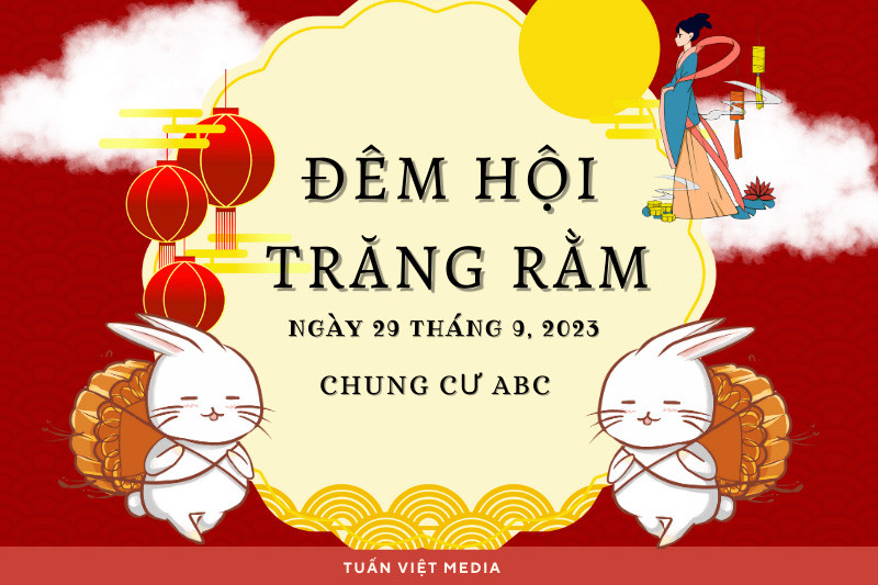 Sử dụng màu sắc thông minh sẽ góp phần tạo nên một background trung thu thu hút