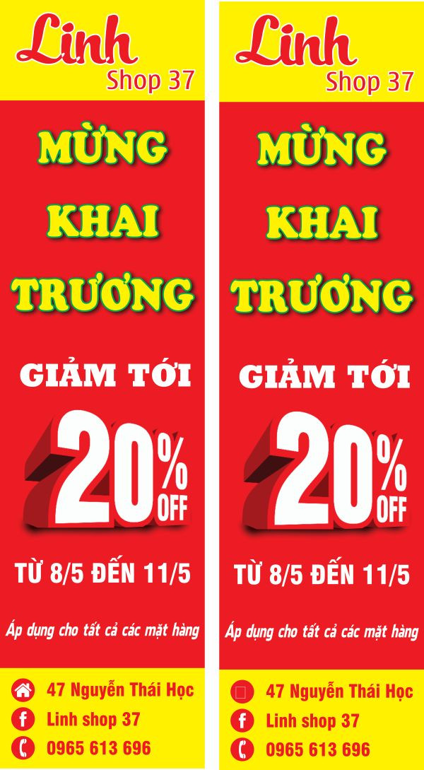 Băng rôn khai trương công ty