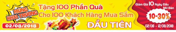 Banner khai trương công ty