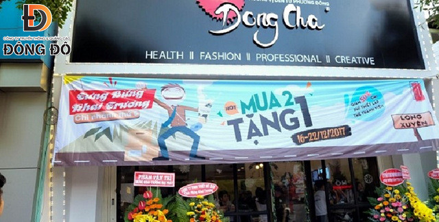 Treo băng rôn quảng cáo khai trương là một đầu tư thông minh