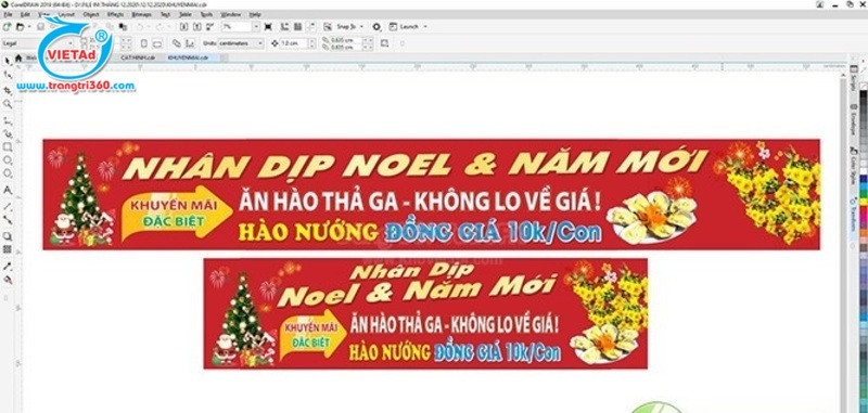 Mẫu băng rôn khai trương, khuyến mãi 1