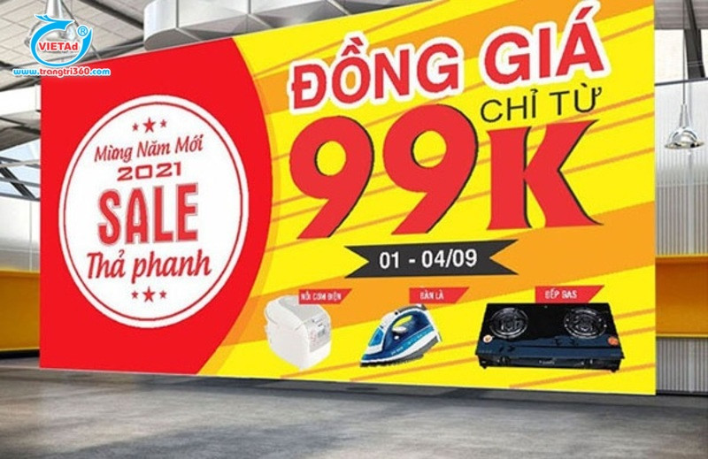 Chất liệu tạo nên các băng rôn khuyến mãi ấn tượng