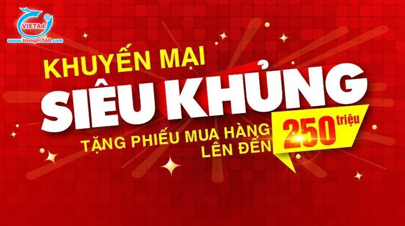 Mẫu băng rôn khai trương, khuyến mãi 10