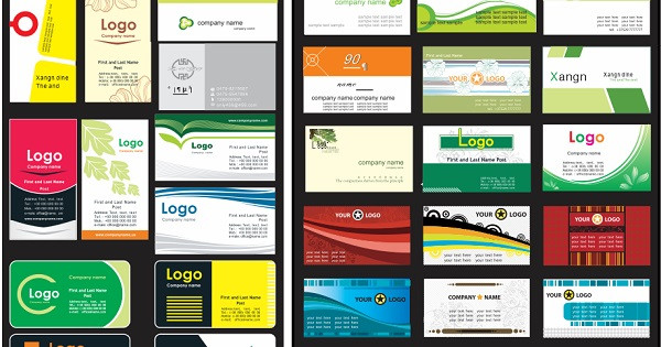 Bộ sưu tập mẫu card visit hiện đại dạng Corel