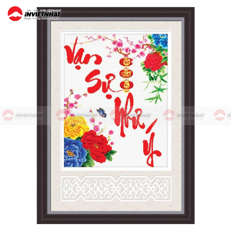 Chữ Vạn Sự Như Ý đẹp gỗ thủ công