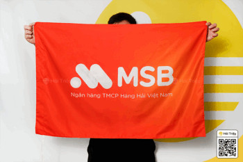 Cờ MSB - Ngân hàng TMCP Hàng Hải Việt Nam
