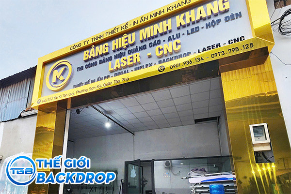 Logo công ty Thế Giới Backdrop