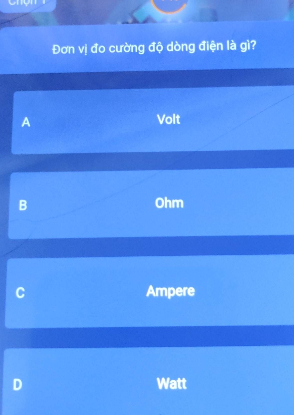Các đơn vị đo trong điện học: Volt, Ohm, Ampere, Watt và đại lượng tương ứng
