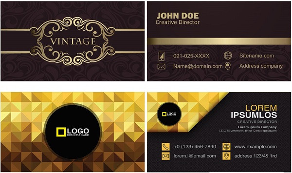 Tệp Corel các mẫu card visit đa dạng
