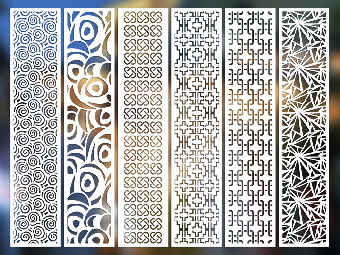 Thiết kế file vector hoa văn cắt CNC số 34 cho vách ngăn