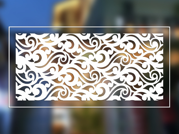 File vector hoa văn cắt CNC số 37 với đường nét mềm mại
