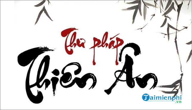 Các mẫu chữ thư pháp uốn lượn mềm mại theo phong cách truyền thống