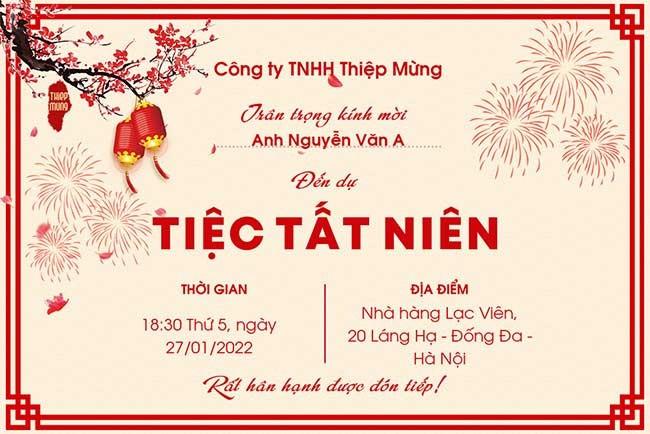 Giấy mời dự tiệc vector với thiết kế sang trọng, phù hợp cho nhiều loại hình sự kiện