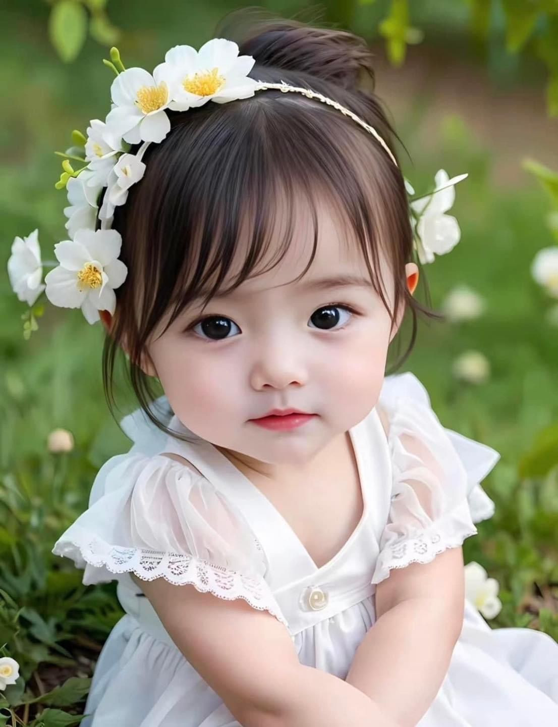 Bé gái xinh xắn với phong cách nhẹ nhàng và đôi môi chúm chím đáng yêu