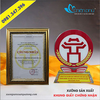Khung giấy chứng nhận