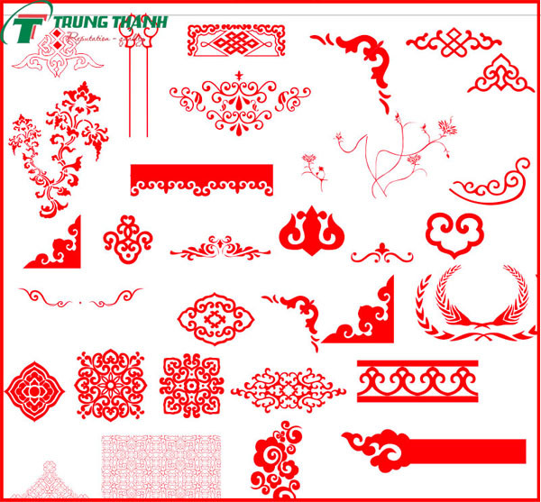 Khung viền đẹp trang trí đồ họa miễn phí