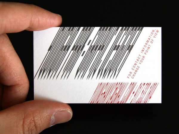 Mẫu name card được sắp xếp gọn gàng, thể hiện tính ứng dụng trong công việc