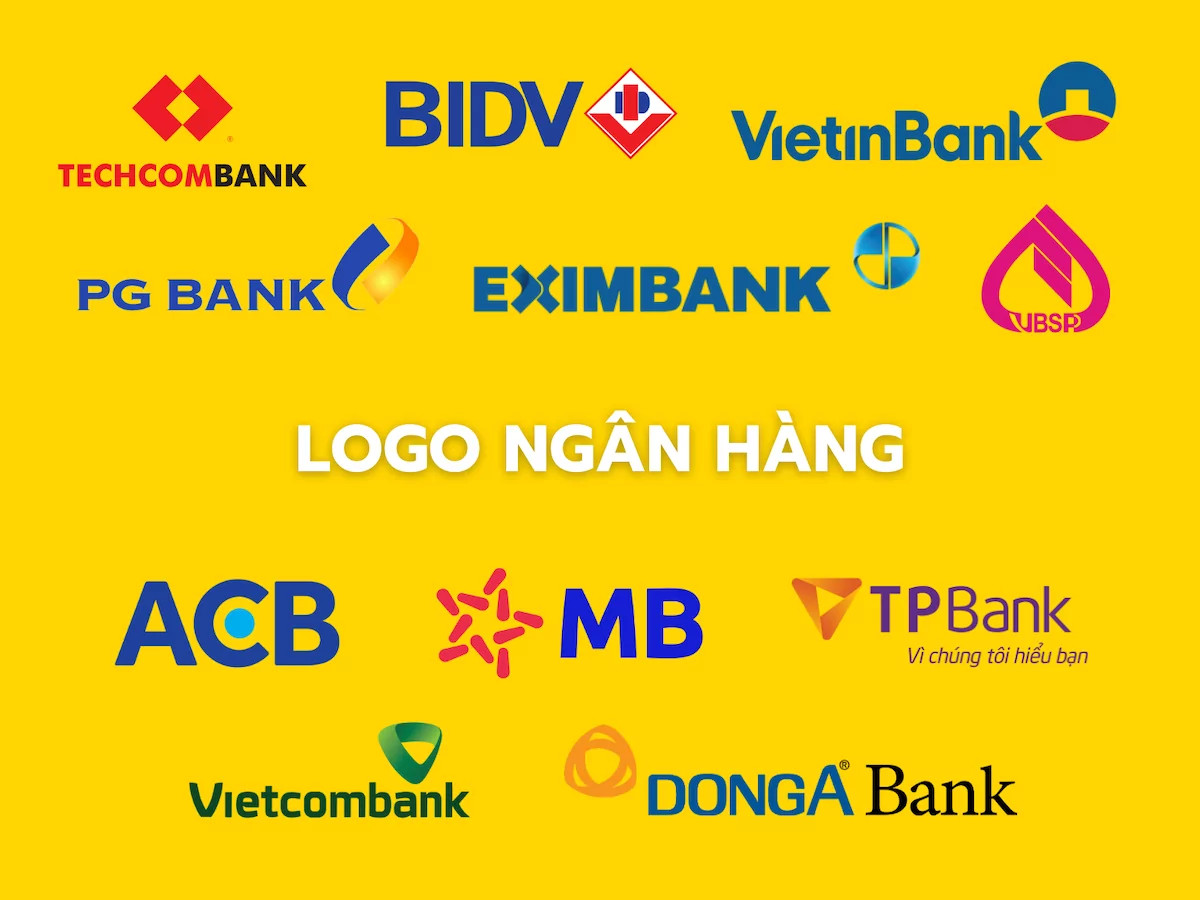 Logo các ngân hàng hoạt động tại Việt Nam