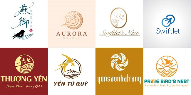 Logo chim yến vector chuyên nghiệp