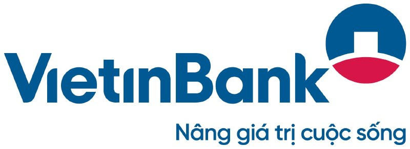 Logo ngân hàng VietinBank trên các ấn phẩm thương hiệu