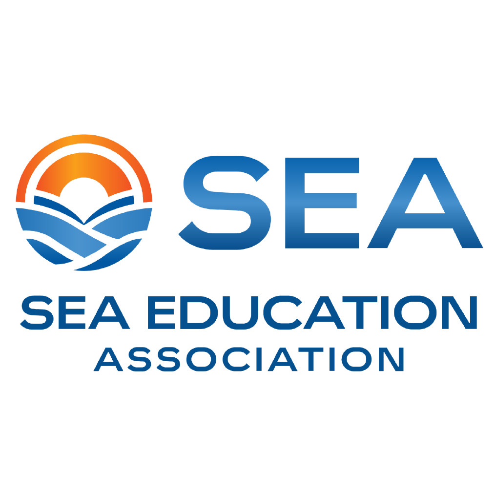 Logo đầy đủ của Hiệp hội Giáo dục Biển (SEA) thể hiện tên và biểu tượng mới