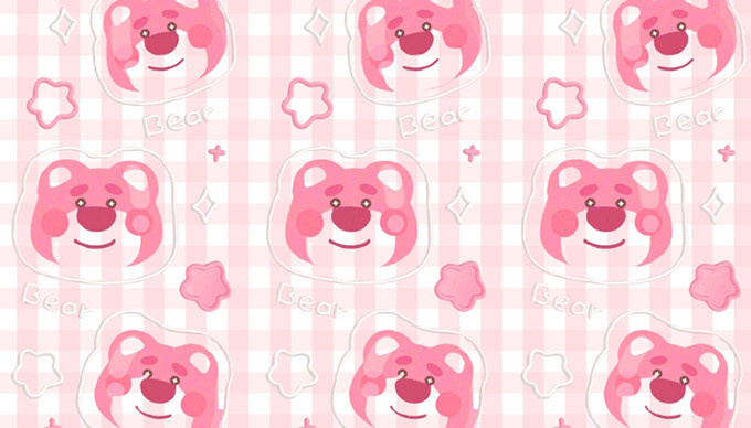 Gấu dâu Lotso phiên bản 3D với chi tiết lông mềm mại và biểu cảm ngộ nghĩnh