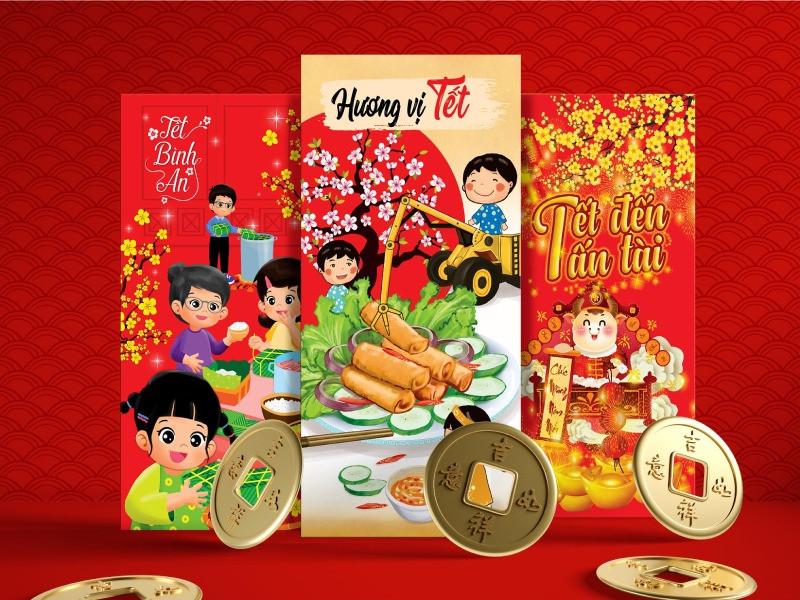 Lì Xì Vector với Độ Sắc Nét Cao (Ảnh Minh Họa)
