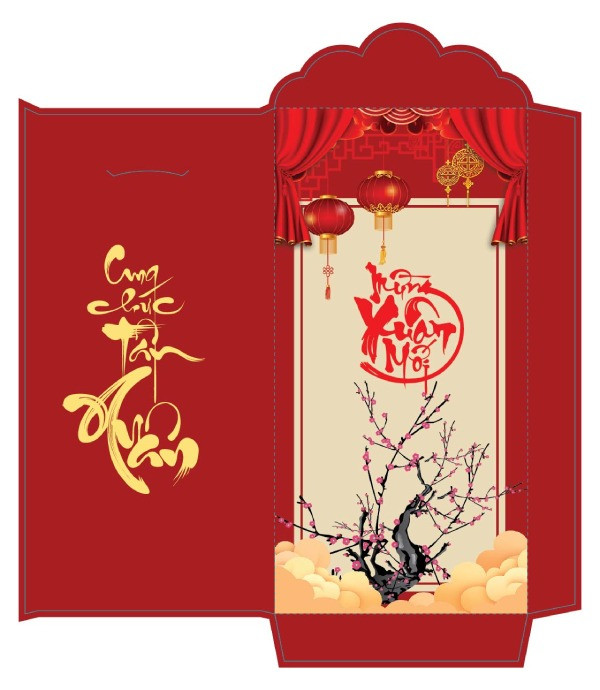 Lì Xì Dạng File PSD Dễ Dàng Tải Xuống (Ảnh Minh Họa)