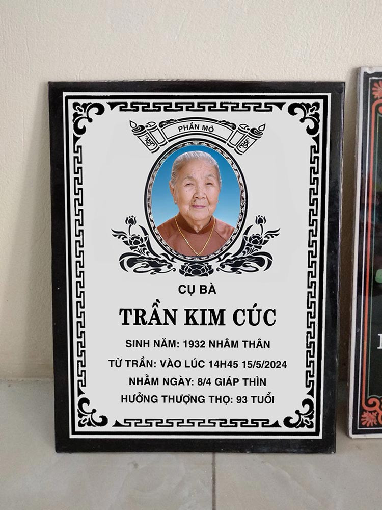 30 mẫu bia mộ đẹp bằng gốm sứ cao cấp với hình ảnh sắc nét