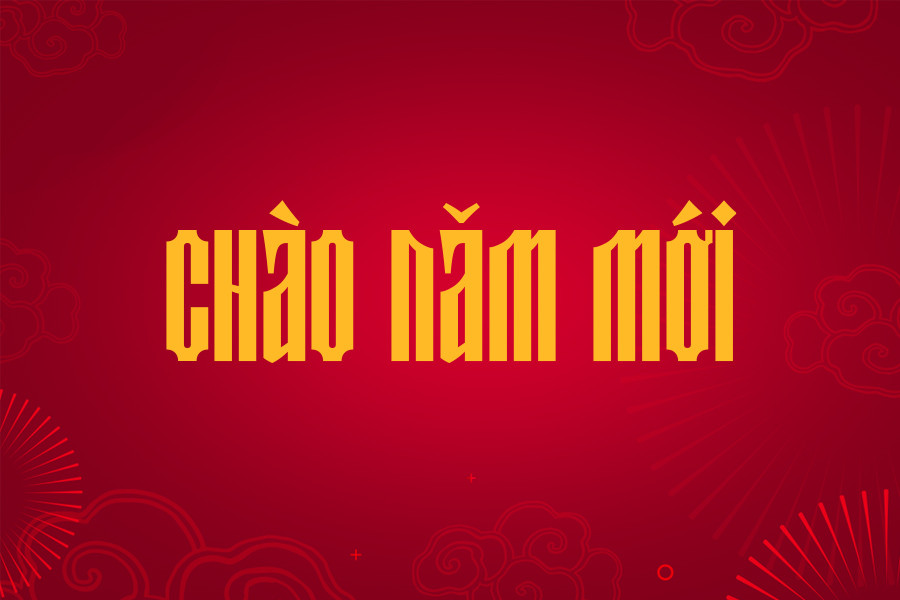 Font thư pháp Việt Nam mang nét cổ truyền với đường nét mềm mại