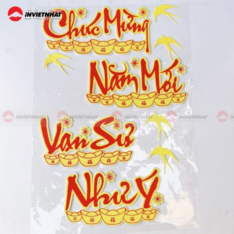 Mẫu chữ Vạn Sự Như Ý xốp
