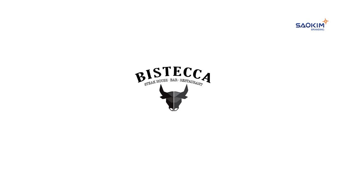 Mẫu logo nhà hàng cao cấp Bistecca