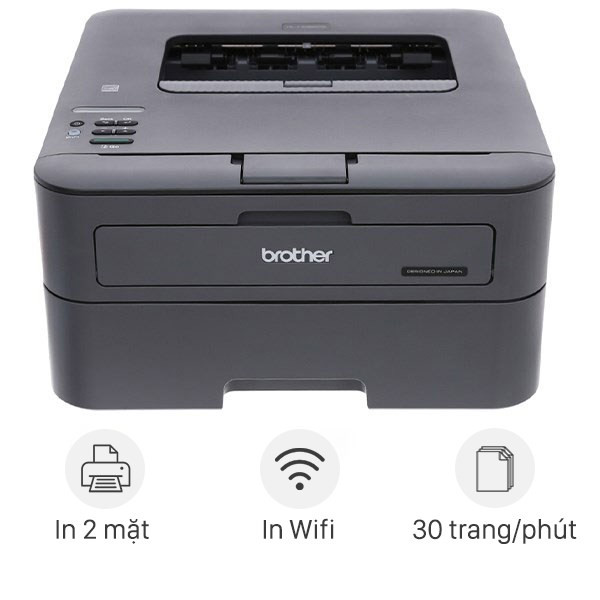 Máy in laser trắng đen Brother HL-L2366DW Wifi
