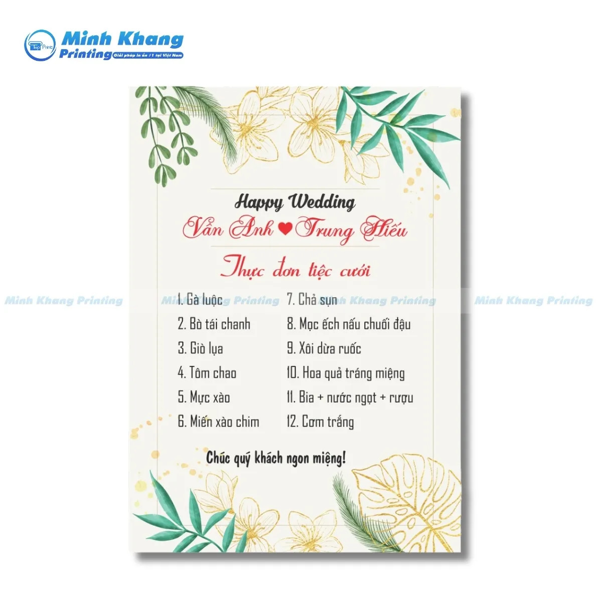 Menu đám cưới là gì, định nghĩa và ý nghĩa