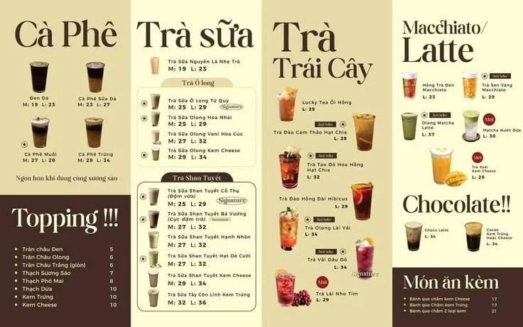 Nên dùng hình ảnh rõ nét và chân thực để đưa vào menu