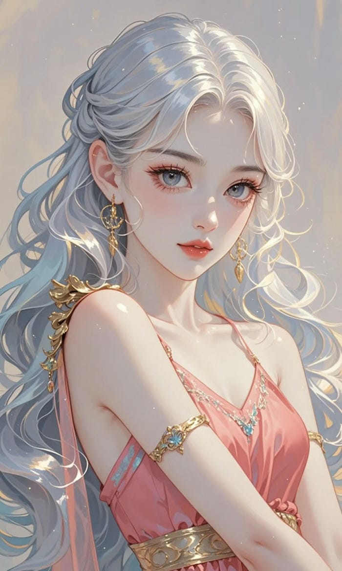 Cận cảnh gương mặt một nhân vật anime nữ với đôi mắt có hồn và biểu cảm cuốn hút